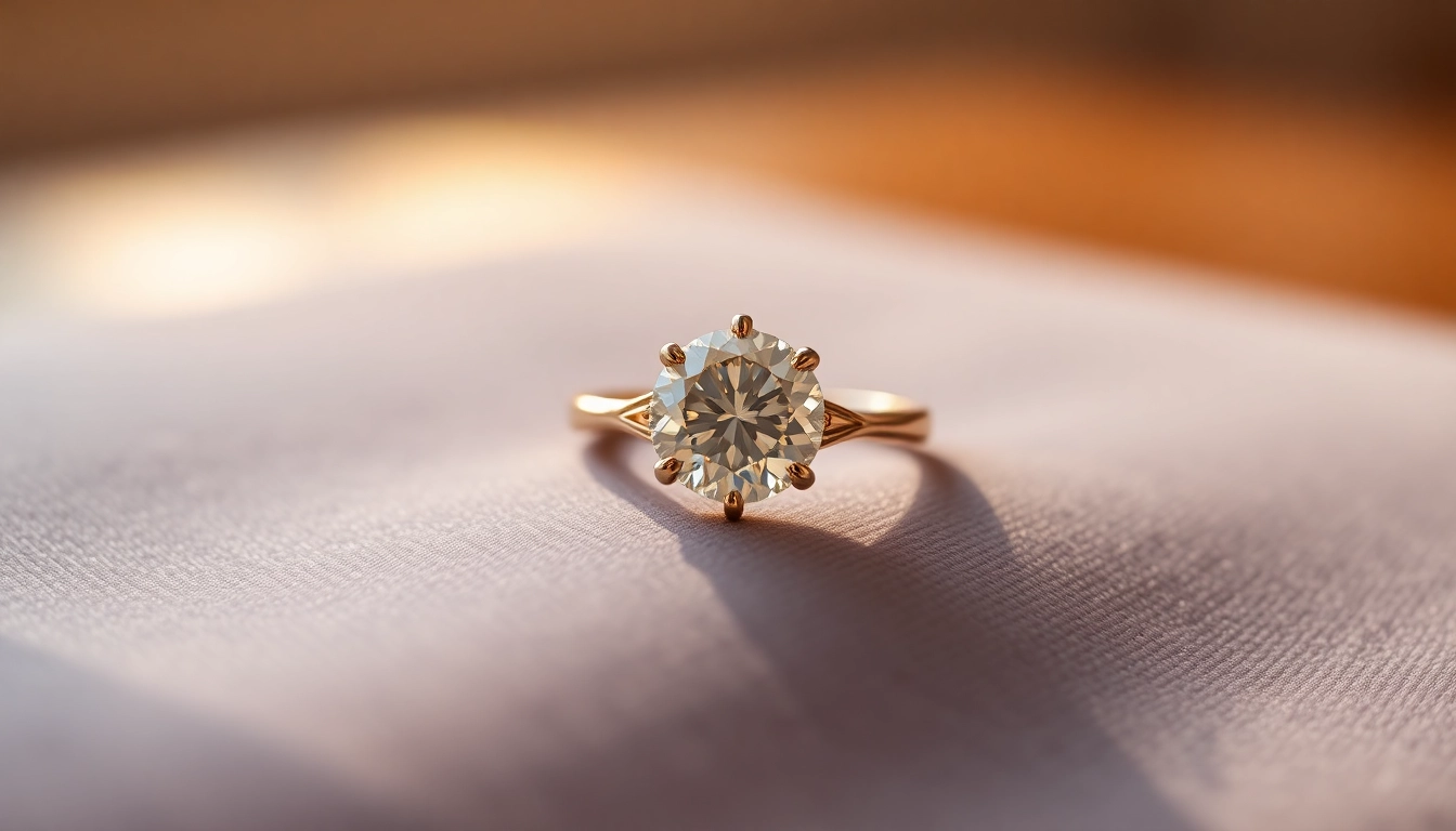 Showcasing a stunning 2 carat engagement ring with intricate details and a radiant sparkle, ideal for romantic proposals.