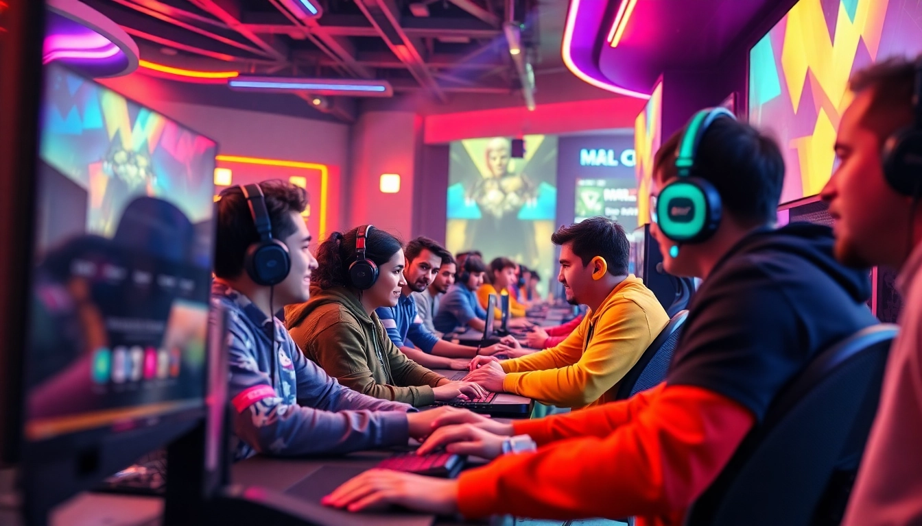 Experience the excitement of ok win as diverse gamers compete in an electric online gaming environment.