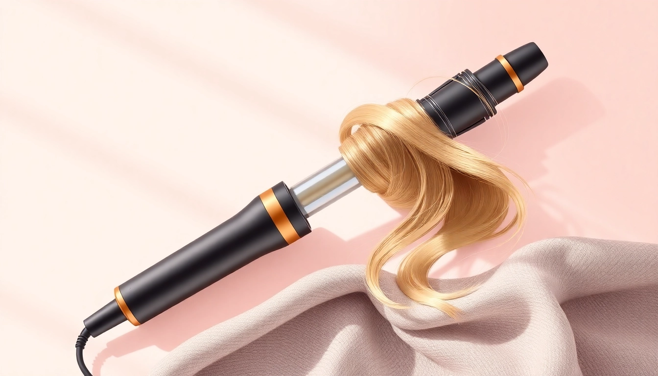 Discover how the heatless curling rod delivers stunning waves: a product demonstration showcased beautifully.