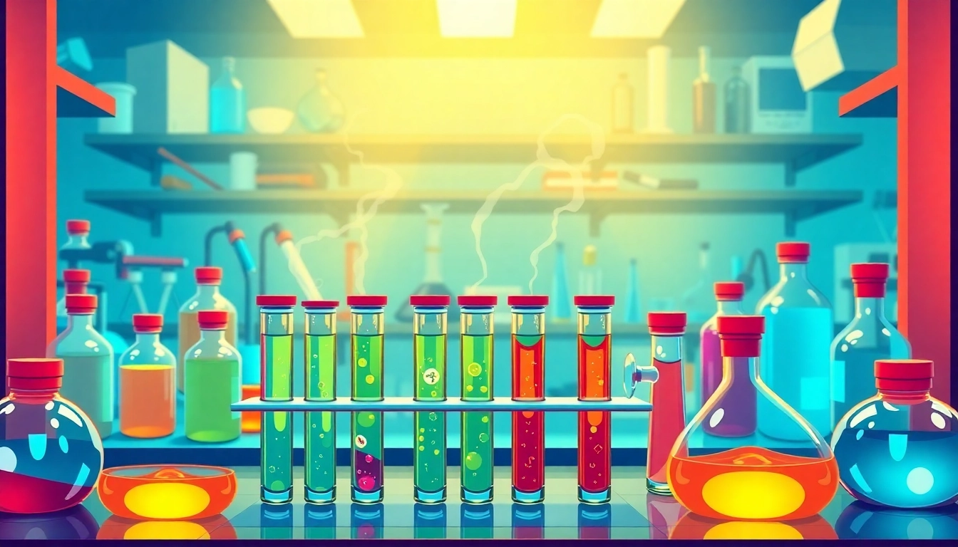 Showcasing 7 hydroxymitragynine bulk in a laboratory environment with scientific equipment.