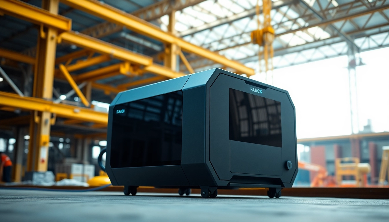 Capture the Brand New Faro Focus S150 Laser Scanner For Sale in action, showcasing its precision in a construction environment.