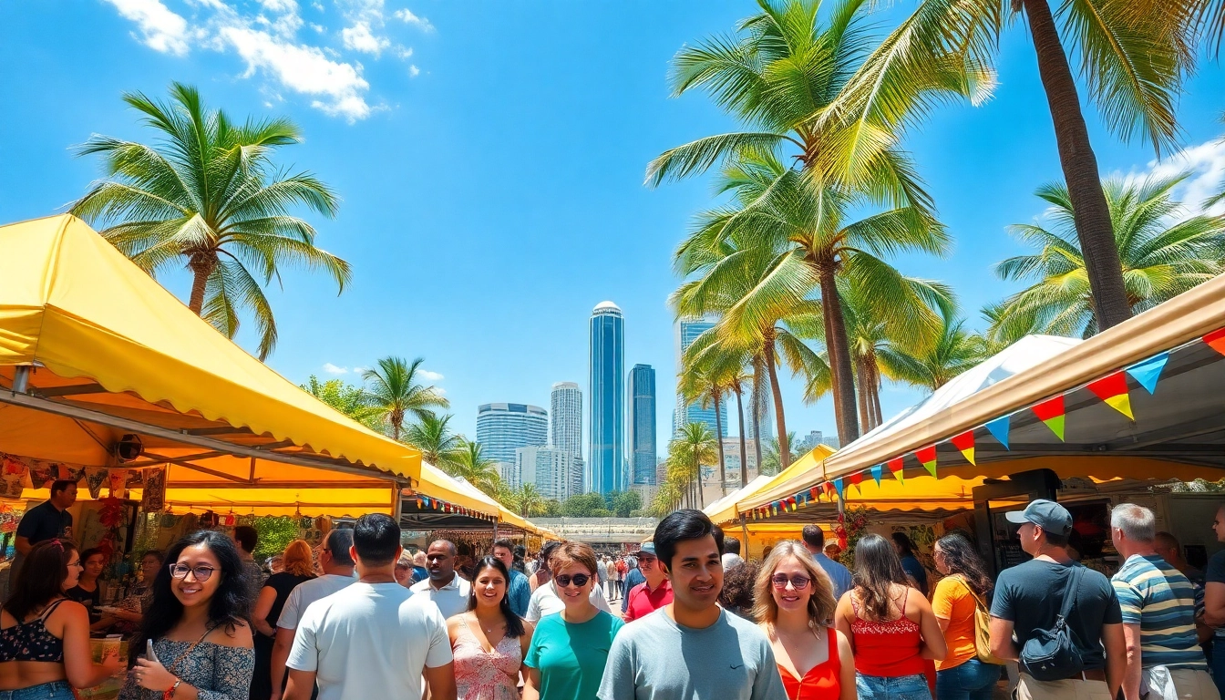Join locals and visitors at exciting things to do in Tampa this weekend, featuring a lively festival atmosphere.