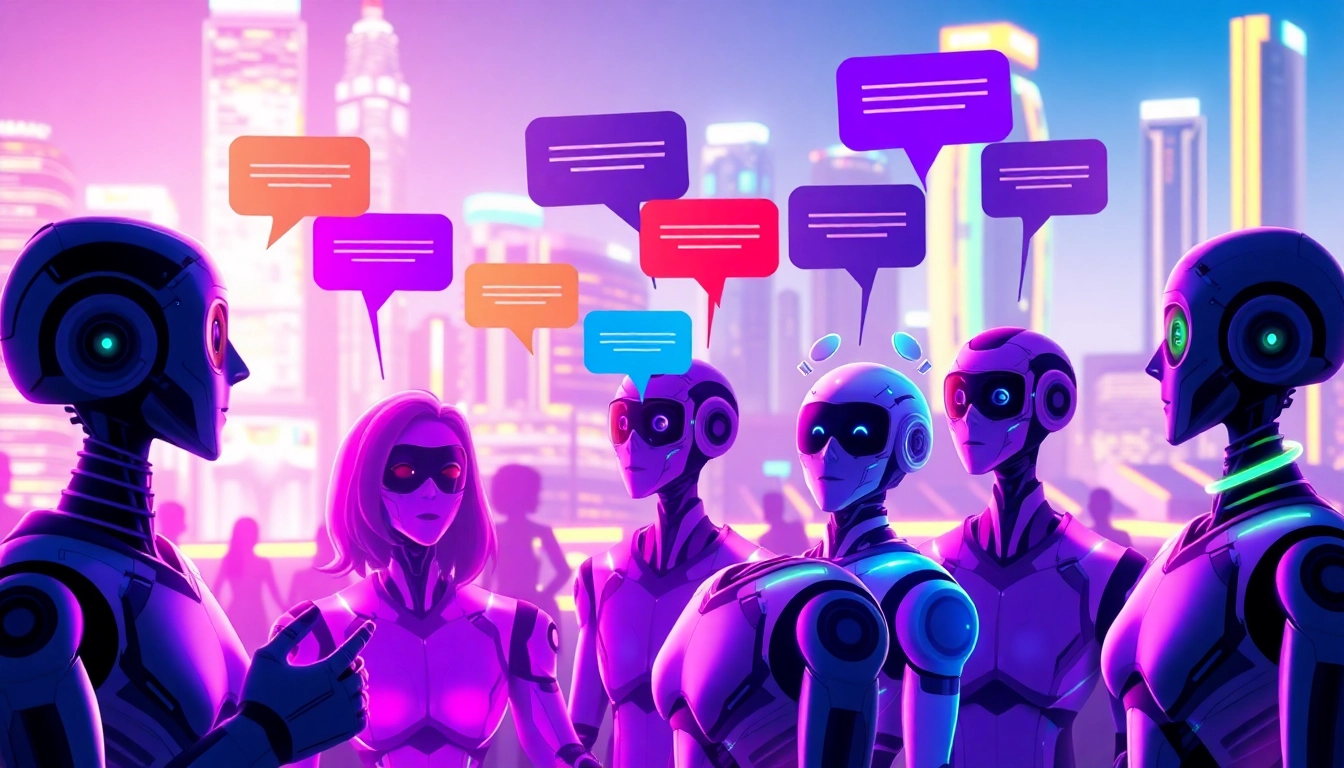 Experience c.ai no filter conversations with diverse AI characters in a vibrant digital space.