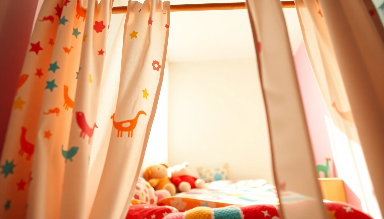 Enhance your child's space with charming kids room curtains featuring playful designs.