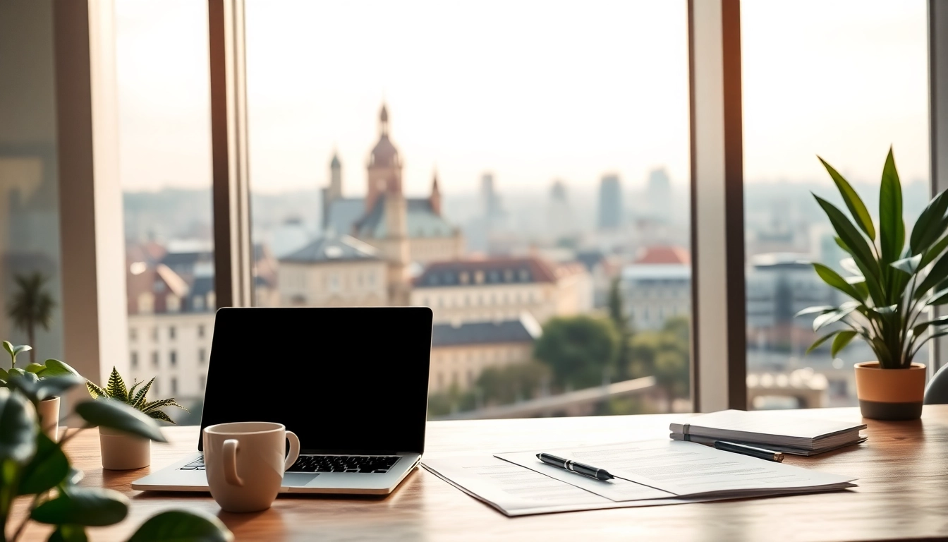 Inscrivez-vous pour enregistrer une société au Luxembourg dans un bureau moderne