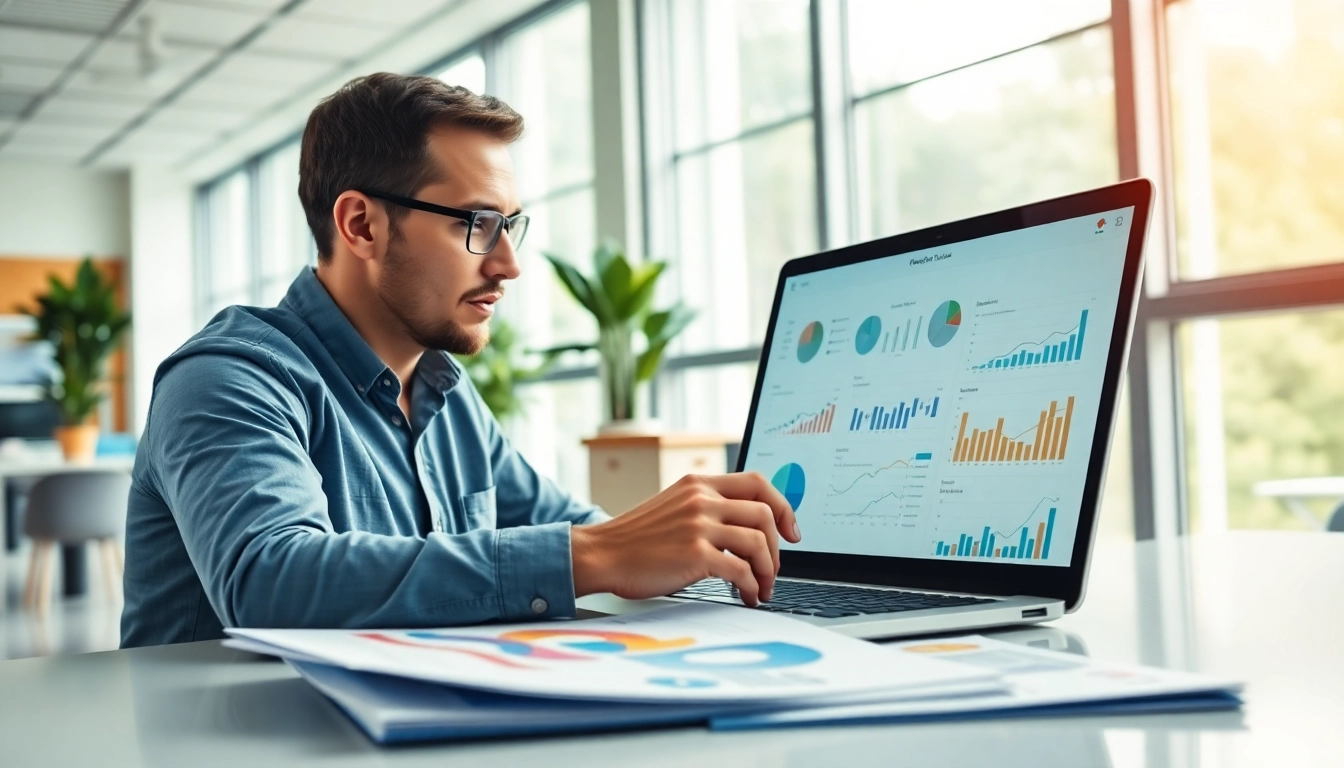 Analyze competitor pricing analysis in a modern office setting with charts and graphs.