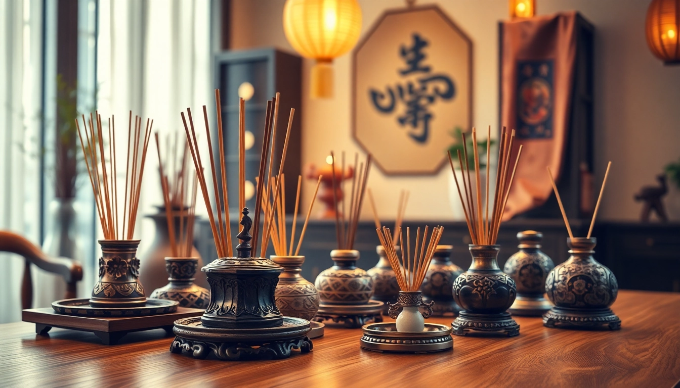 Profiter de l'arôme des encens orientaux dans de magnifiques porte-encens.