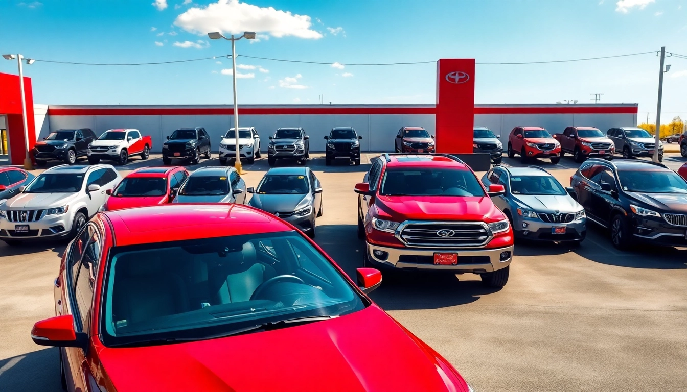 Find Used Vehicles easily at a professional dealership showcasing varied pre-owned cars.
