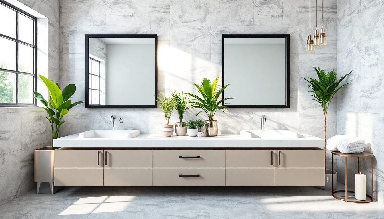 Transforming a Local bathroom remodel with stylish vanity and modern tiles.