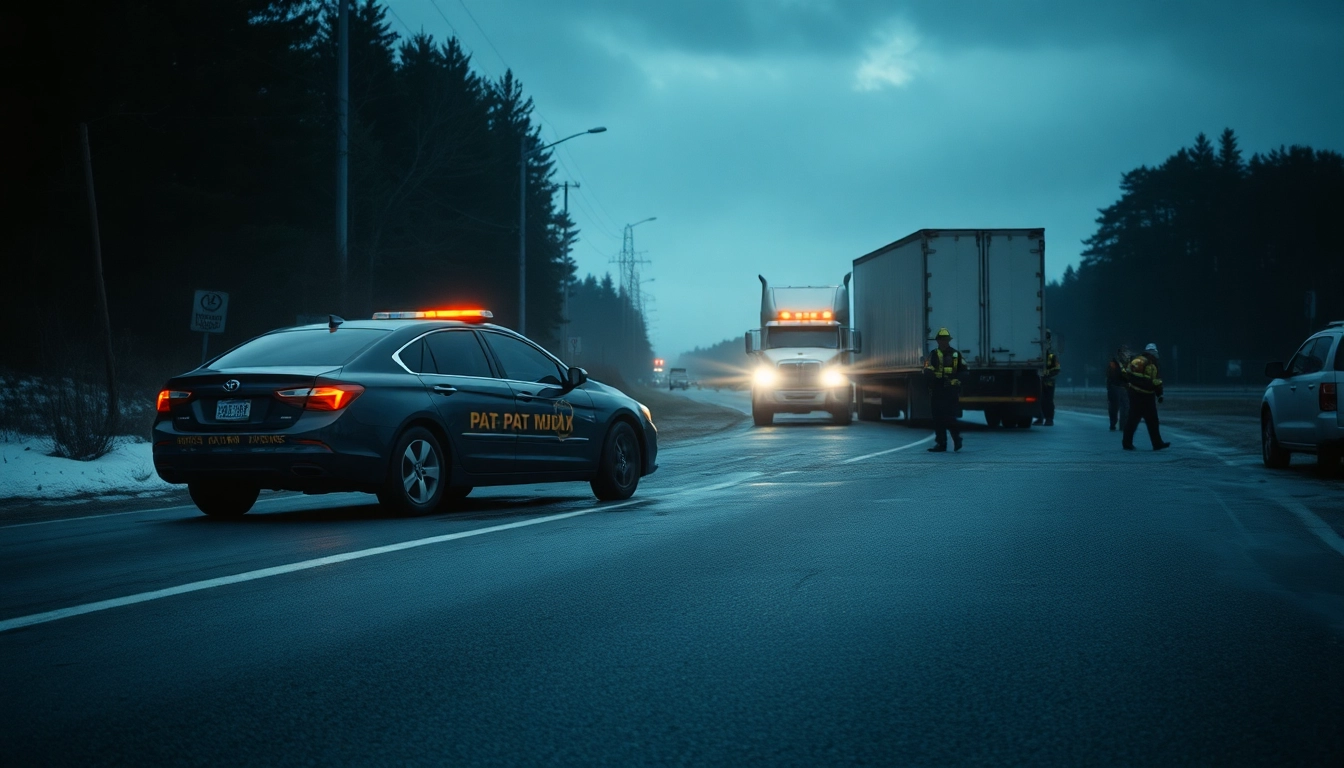 Düzce'de trafik kazası sonrası pat pat ve kamyonun çarpıştığını gösteren acil müdahale anı.