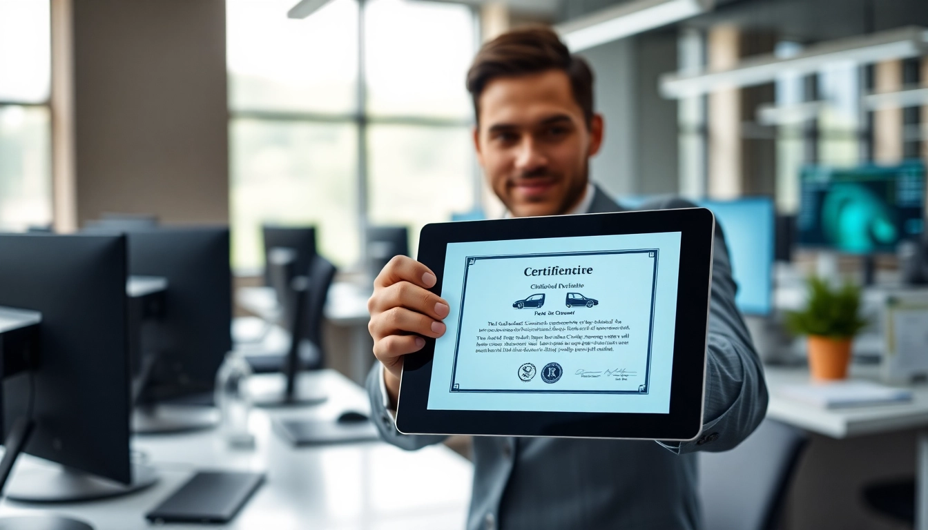 Showcase digital proof of ownership on a tablet, highlighting its importance in modern transactions.