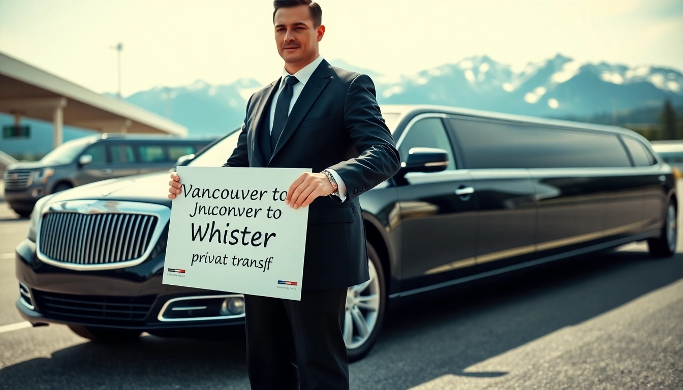 Book a Vancouver to whistler private transfer in style with a luxurious limousine and professional chauffeur.