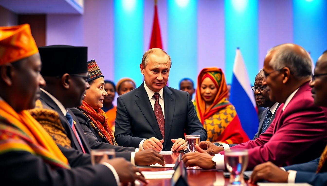 President Putin highlights opportunity in Afrique francophone, showcasing cultural diplomacy in a vibrant setting.