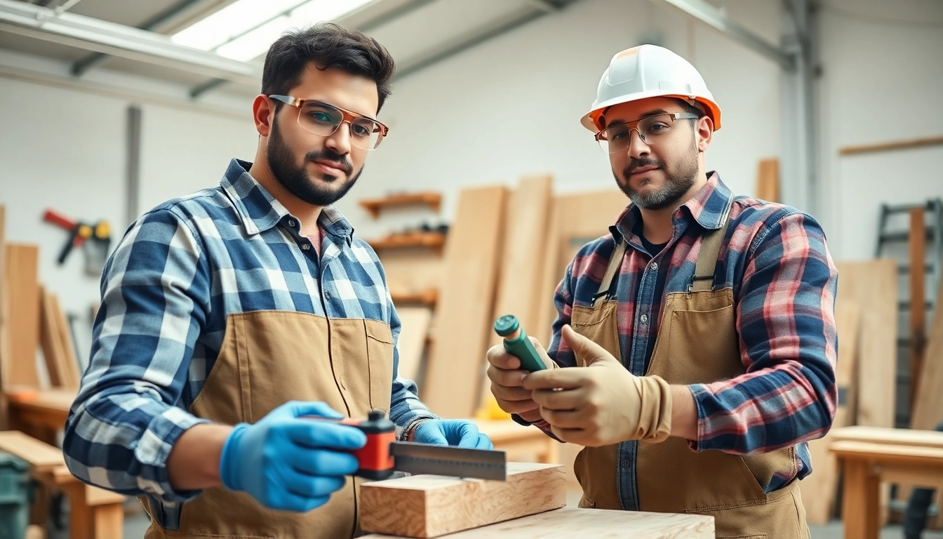 Engaged carpenter apprentice learning practical skills in a workshop setting for carpentry apprenticeship near me.