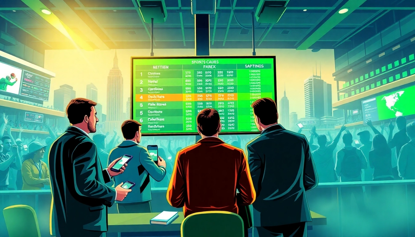Engaging visuals showcasing Sportsbook promo codes USA within an exciting sports betting scene.