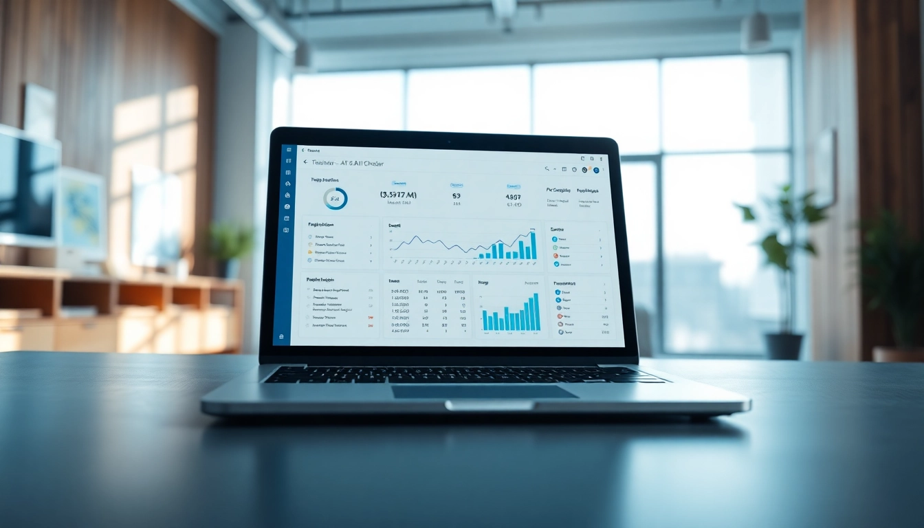 Analyze text using an AI checker for accurate and reliable results in a modern office.