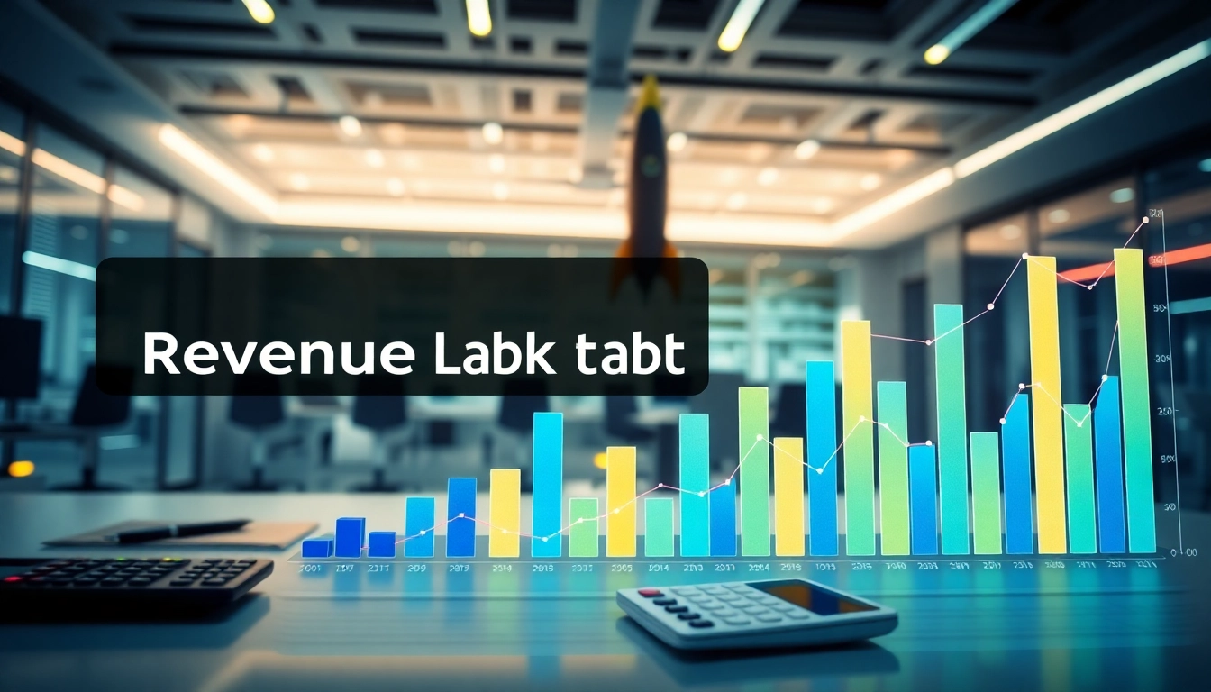 Visualize key revenue trends for revenuerocketlab with colorful, engaging infographics.