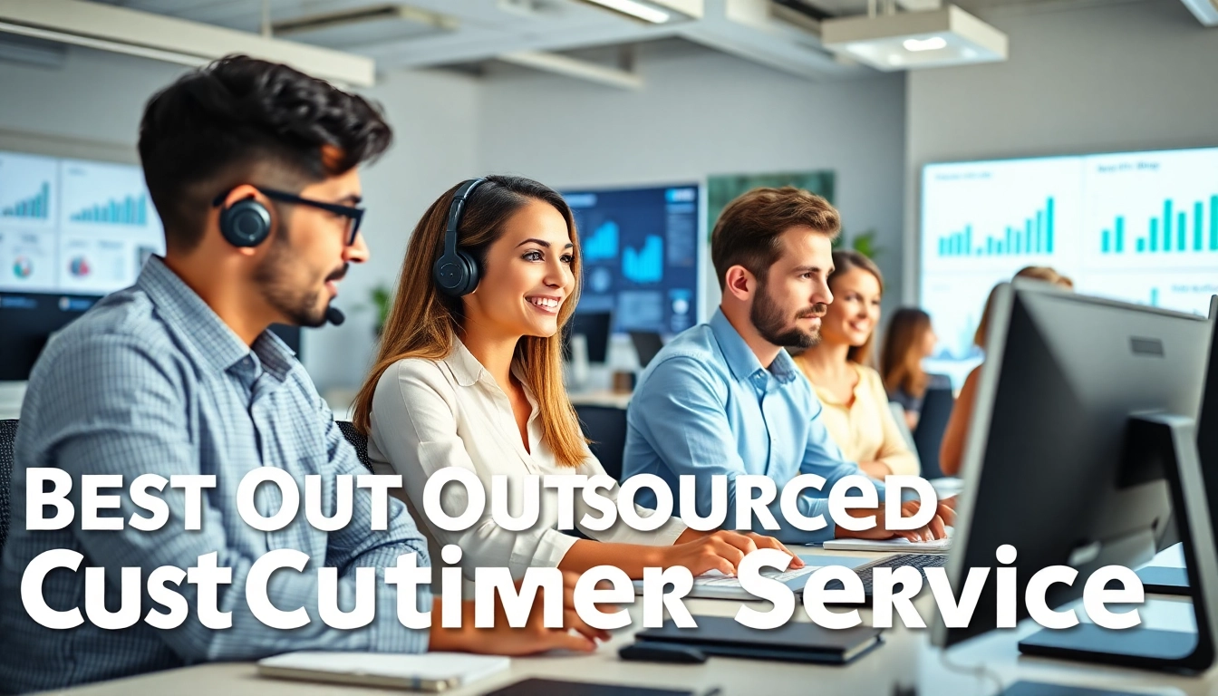 Experience the Best Outsourced Customer Service with dedicated representatives in an engaging office setting.